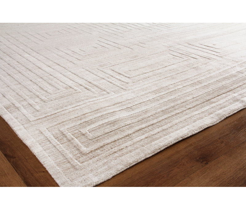 Exquisite Rugs Castelli HandLoomed Geometric Area Rug in Beige Perigold